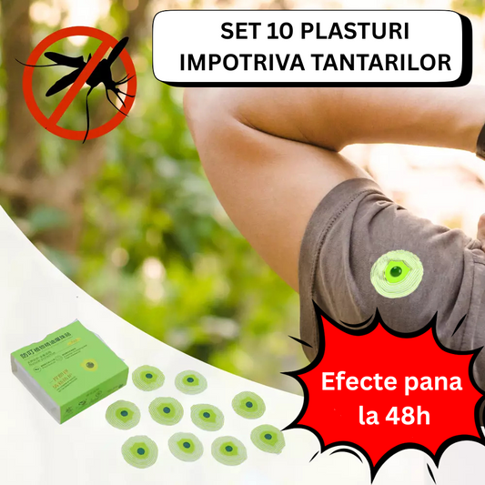 Set 10 Plasturi impotriva Tantarilor